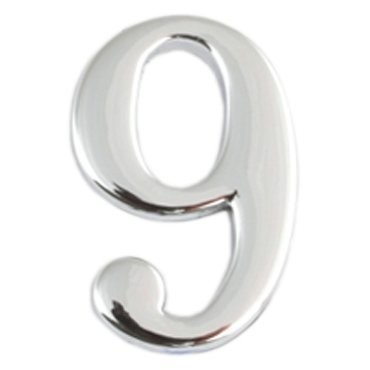 Фото Цифра дверная apecs 9 хром