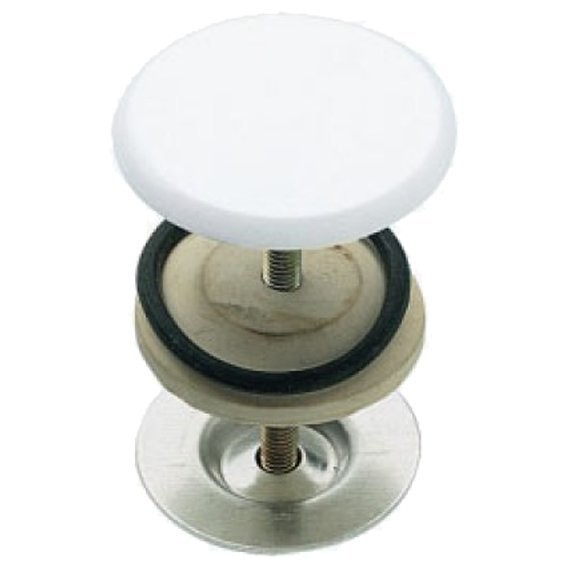 Фото Заглушка на умывальник 50 мм (белая), mp-у