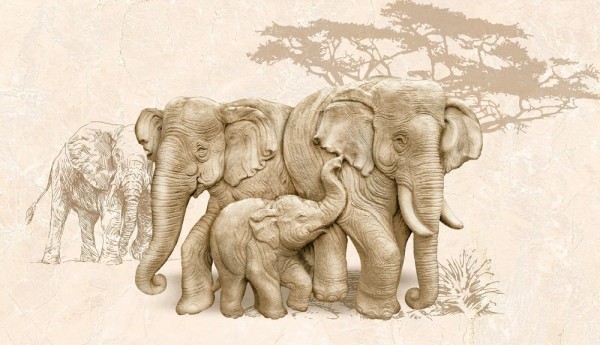 

декор safari 40*23 коричневый