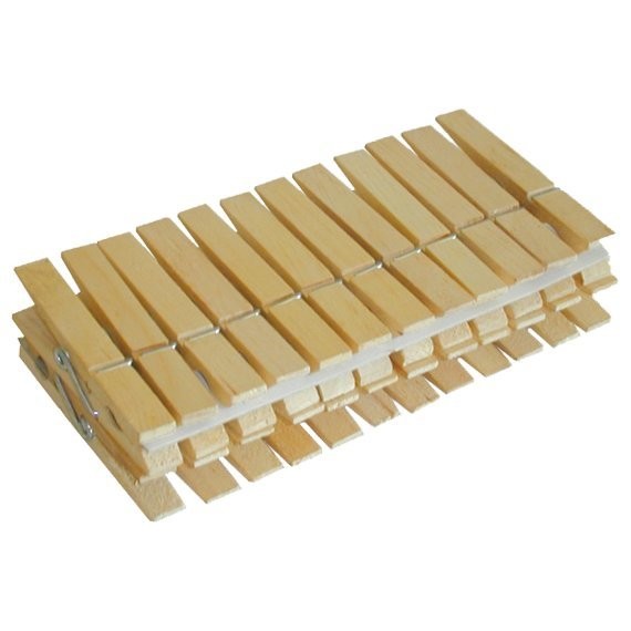 Прищепки деревянные 24шт