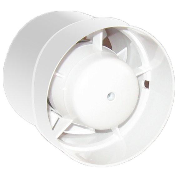 Фото Вентилятор вытяжной осевой канальный 160мм profit 6 белый, era