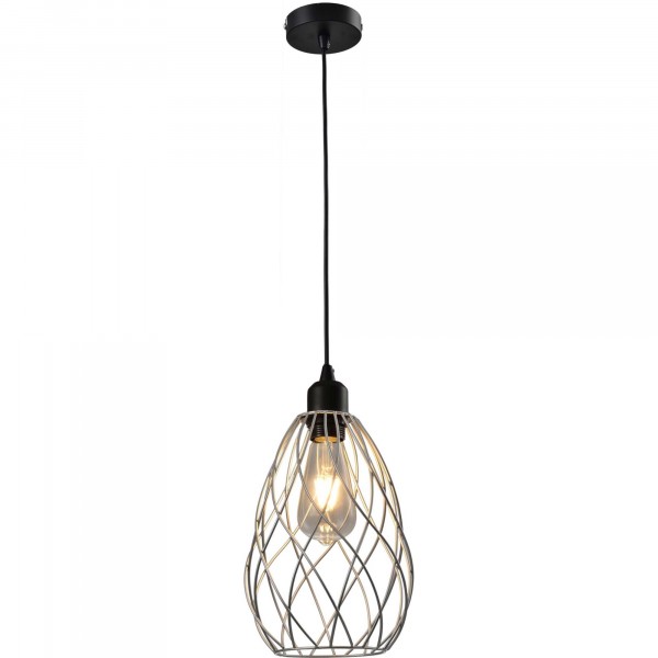 

светильник подвесой toplight martha tl1191h-01sl е27 1x60вт ip 20