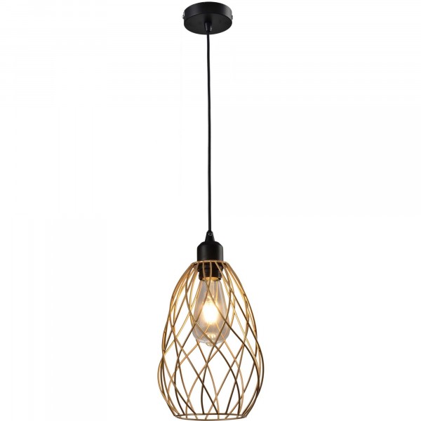 

светильник подвесой toplight martha tl1191h-01gd е27 1x60вт ip 20