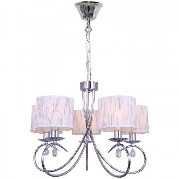 

люстра подвесная toplight mercy tl1193h-05ch е14 5x40вт ip 20