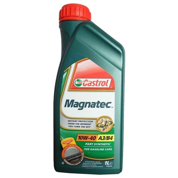 масло моторное 10w40 1л полусинтетическое а3/в4 castrol gtx magnatec от АКСОН