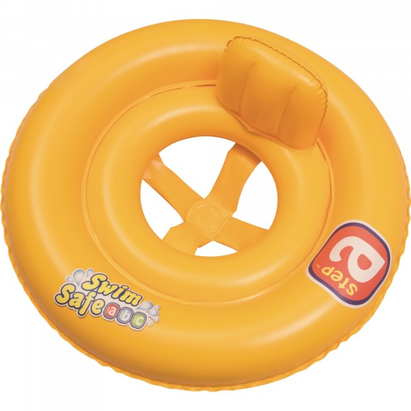 Фото Круг надувной для плавания с сиденьем и спинкой двухкамерный swim safe, 69см, 32027 bestway