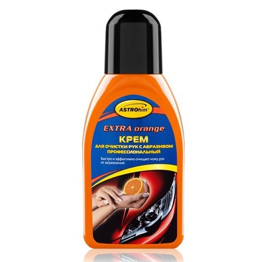 Очиститель рук 250мл, крем с абразивом апельсин-профи астрохим ac-210