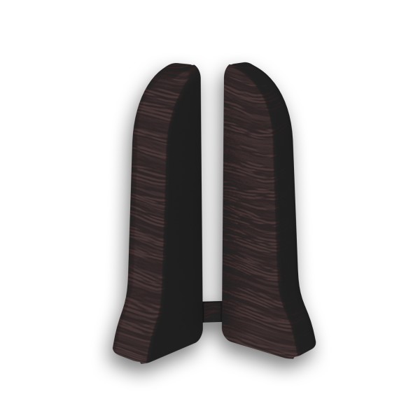 Фото Заглушки пвх 67 мм венге черный идеал элит 2 шт