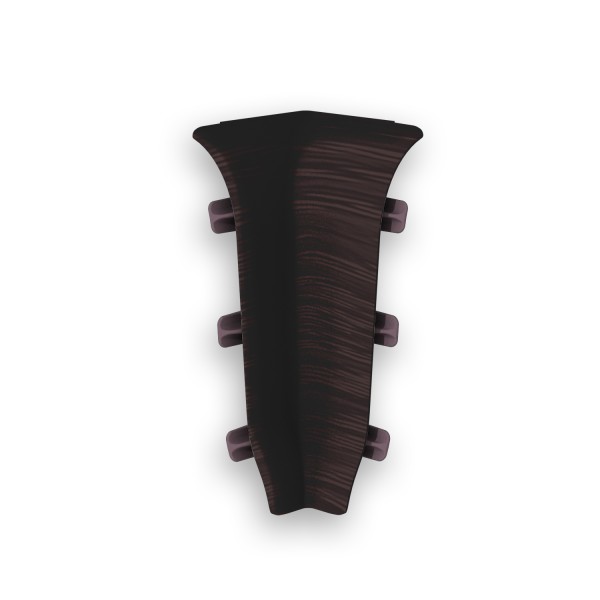 Фото Угол внутренний пвх 67 мм венге черный идеал элит 2 шт