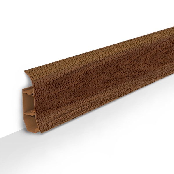 Фото Плинтус пвх 67 мм 2,5 м падук идеал элит