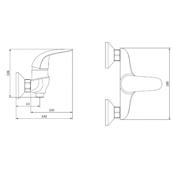 

смеситель для душа damixa palace bit 312000000