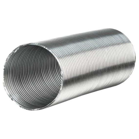 Фото Канал-воздуховод гибкий гофрир. 100мм, алюминиевый до 3м, 10ва, эра