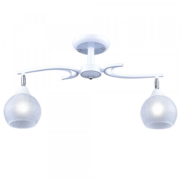 Фото Светильник потолочный россвет рс21189 wt+cr/2c е27х2х60вт