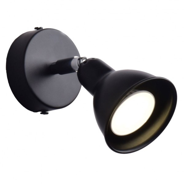 Фото Светильник настенный россвет велес рс21490 bk+cr/1w gu10х1х40вт