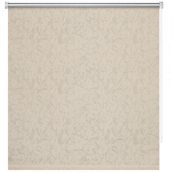 

штора рулонная мини blackout муар 80х175см бежевый