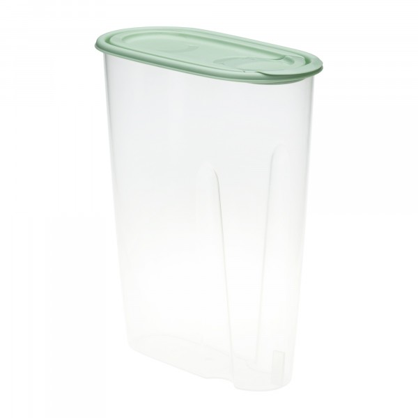 Емкость для сыпучих продуктов 2,1л идея фисташковый м1222