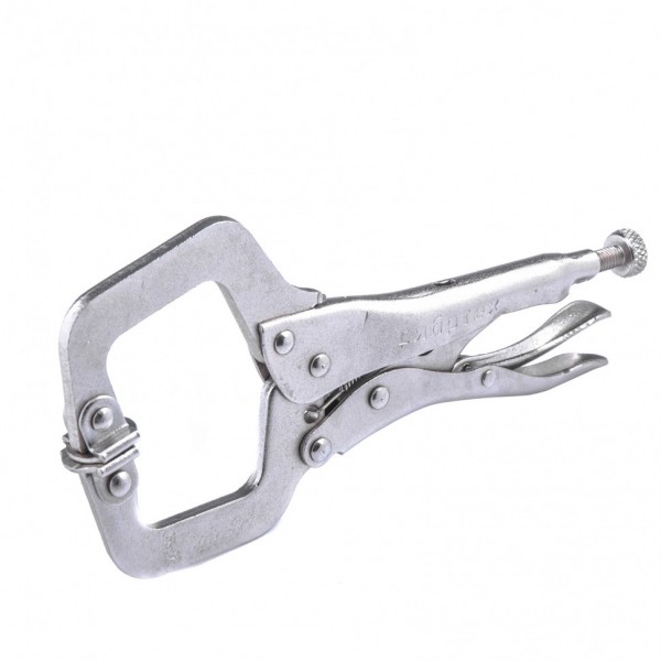 

зажим ручной, увеличенный захват, подвижные губки, 170 мм, сибртех