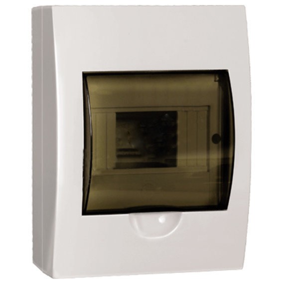 Фото Бокс навесной на 6 модулей, белый, ip41, щрн-п-6, иэк, мкр12-n-06-40-20
