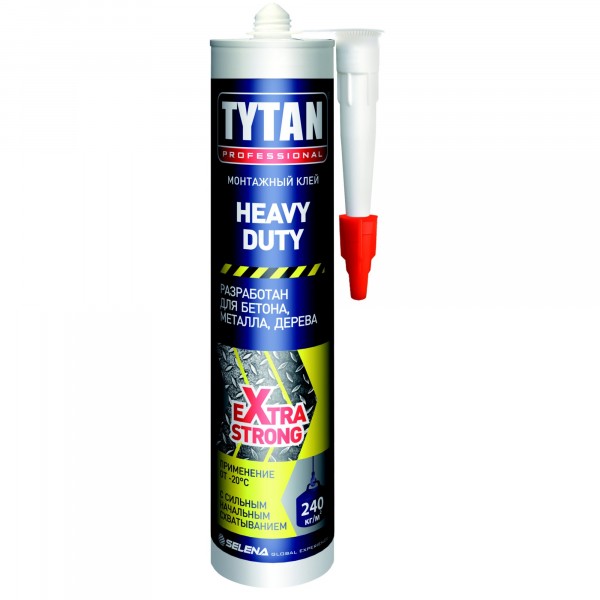 

клей монтажный tytan professional heavy duty 310 мл