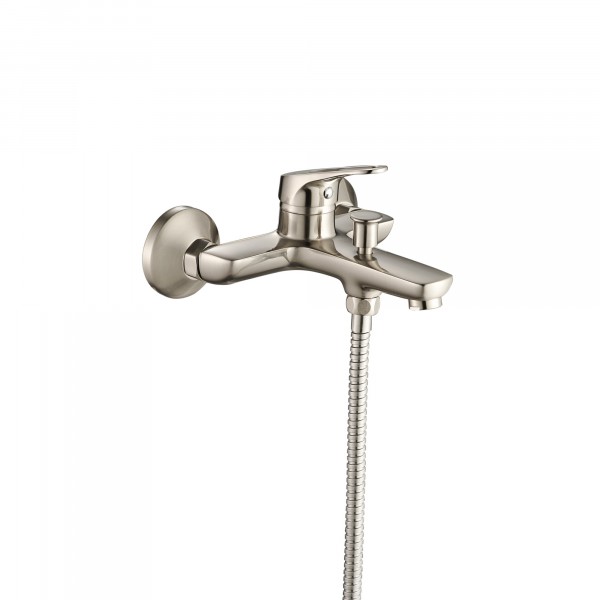 Фото Смеситель для ванны с коротким изливом и душевым набором culto silk bs01slk
