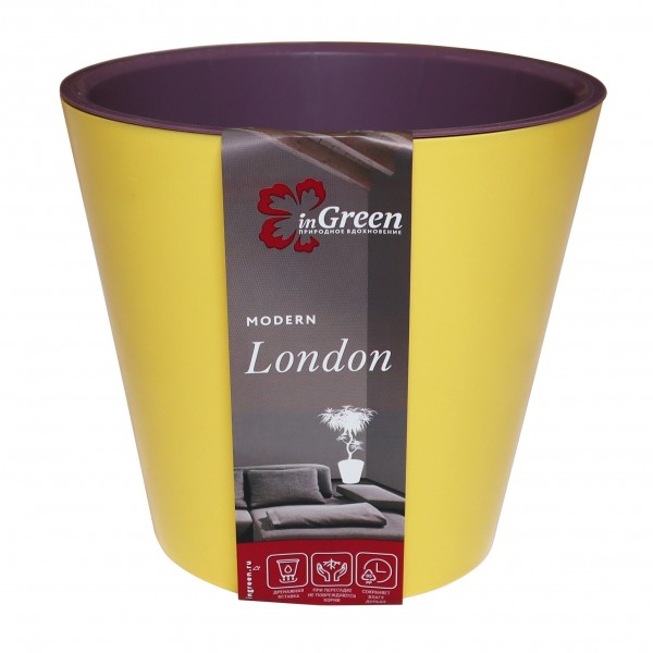 

горшок для цветов london d160мм, 1,6л cпелая груша и морозная слива