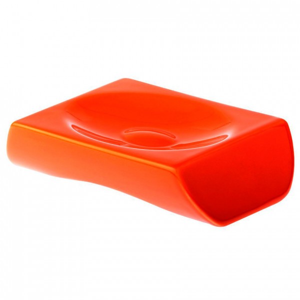 Фото Мыльница akik-oranj керамика, оранжевый d-14301