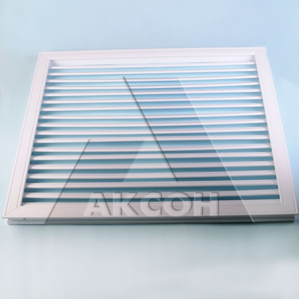 Фото Решетка радиаторная белая 0,6*0,3м в