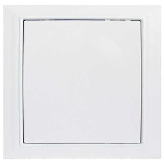 Фото Люк-дверца 300*300мм фланец, пластик, рамка 318*318мм, нажимной, л3030, era