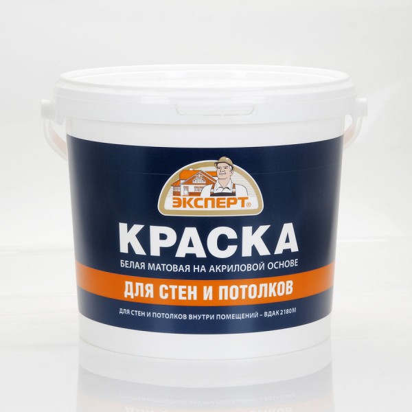 

краска эксперт для стен и потолков 7кг вдак-2180
