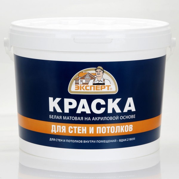 

краска эксперт для стен и потолков 14кг вдак-2180