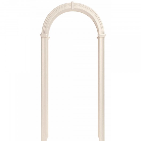 Фото Арка валенсия, пвх белый ясень 750*190*1800 со сводорасширителем