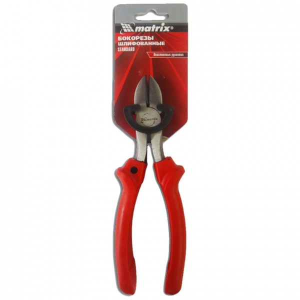 Фото Бокорезы 160мм с изолированными оранжевыми ручками matrix 17565