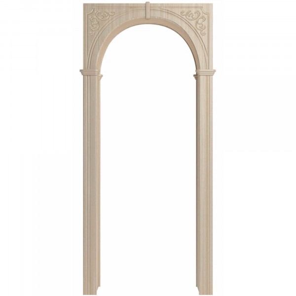 Фото Арка казанка, пвх дуб светлый 700*190*1800 со сводорасширителем