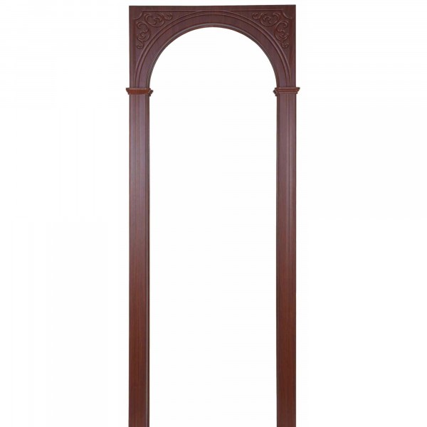 Фото Арка казанка, пвх итальянский орех 700*190*1800 со сводорасширителем