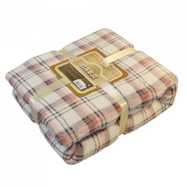 Фото Плед микрофибра софия 180*200 6137020 розовый