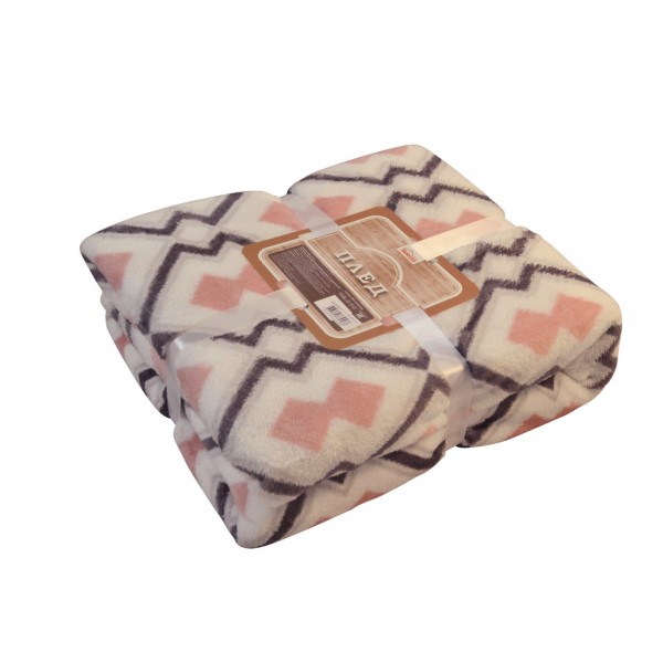 Фото Плед микрофибра сигма 180*200 6137022 серый