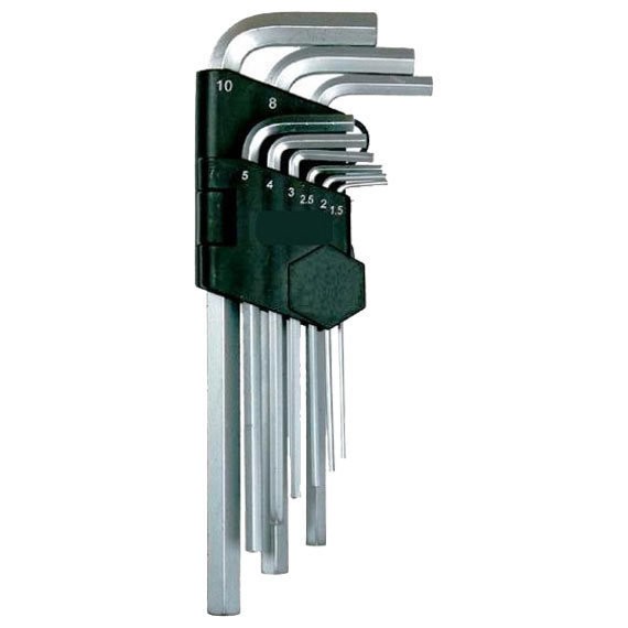 Фото Набор ключей шестигранных  9шт 1,5-10мм удлиненных с шаром matix 11233