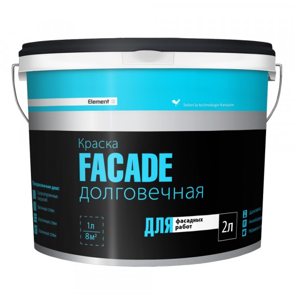 Фото Краска element facade se база с 1,8 л