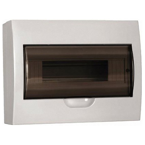 Фото Бокс навесной на 12 модулей, белый, ip41, щрн-п-12, иэк, мкр12-n-12-40-10