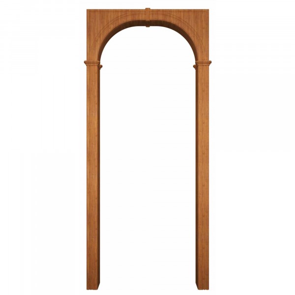 Фото Арка палермо, пвх итальянский орех 700*190*1800 со сводорасширителем