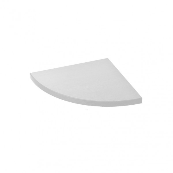 

полка секторная mebelpro 350*350*16 серый мп-204