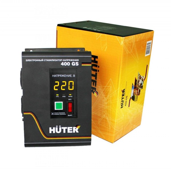 

стабилизатор huter 400gs 140-260r ip20, 0,3 квт