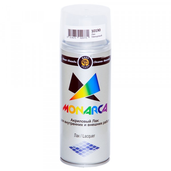 Лак аэрозоль monarca глянцевый 270г./520 мл.