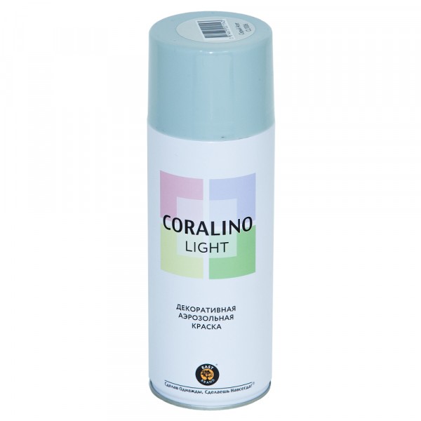 Фото Краска аэрозольная coralino light серый агат 520мл