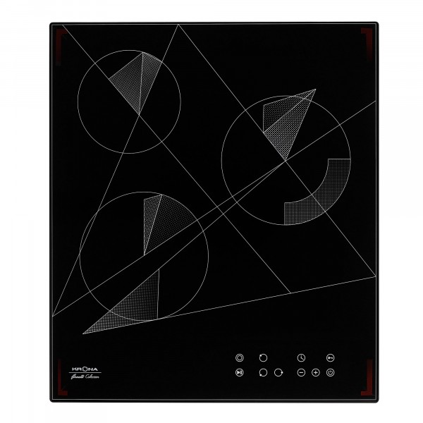 поверхность встраиваемая электрическая варочная krona fidato 45 bl 1605450₽
