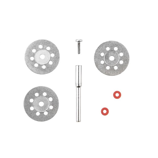 

диски алмазные для мини-дрели hammer flex 219-005, 22мм, с держателем, 3 шт