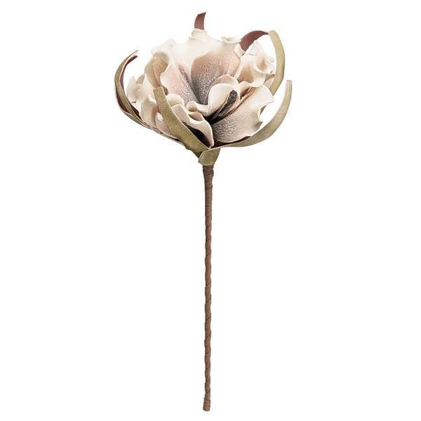 Фото Цветок 40см пион зимний фоам aj-01