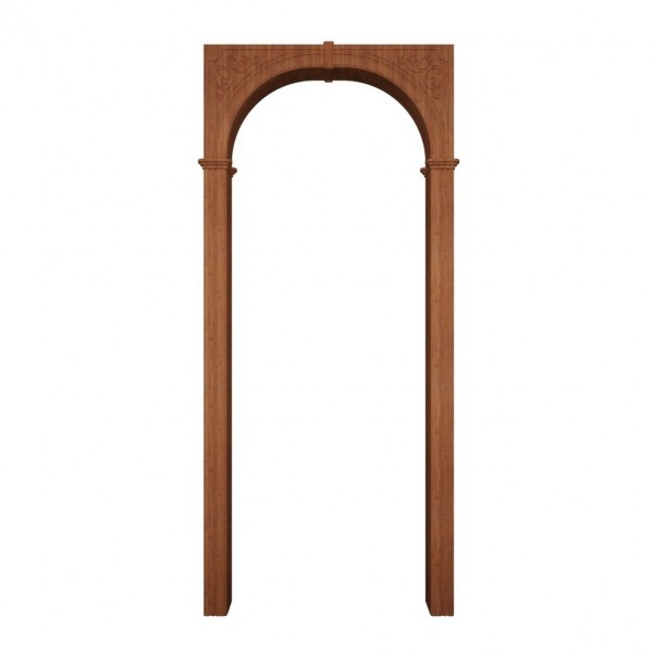 Фото Арка казанка, пвх дуб золотой 700*190*1800 со сводорасширителем