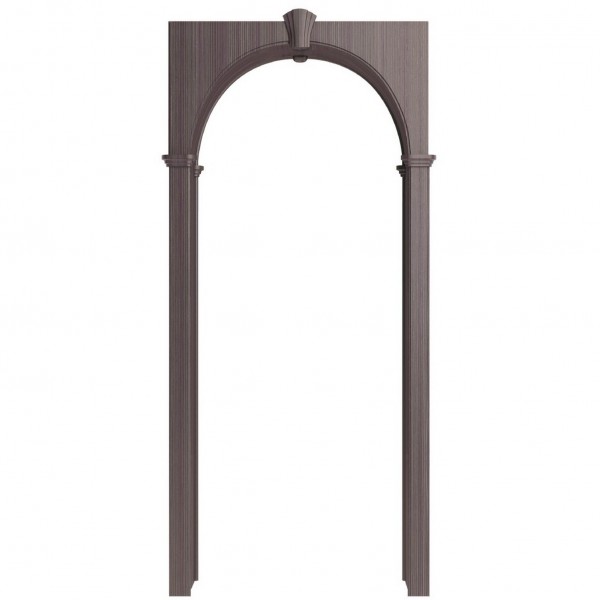 Фото Арка милано, пвх дуб грей 700*190*1800 со сводорасширителем