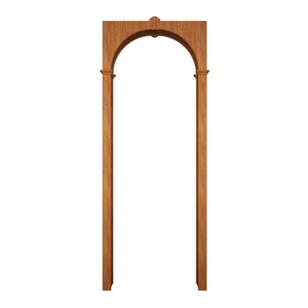 Фото Арка милано, пвх дуб золотой 700*190*1800 со сводорасширителем